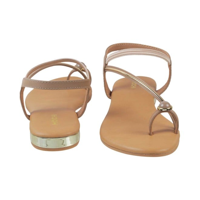 Mochi Women Khaki Casual Sandals (SKU: 33-251L-62-42)