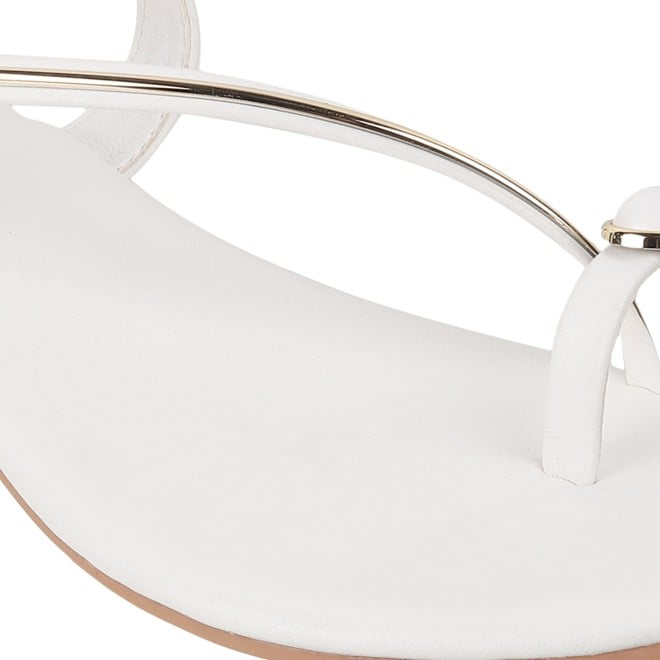 Mochi Women White Casual Sandals (SKU: 33-251L-16-42)