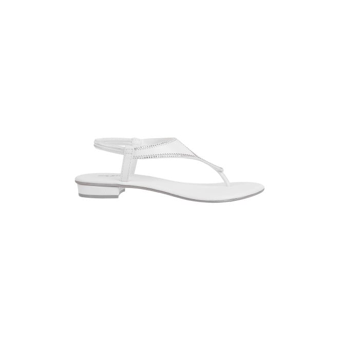 Mochi Women White Casual Sandals (SKU: 33-255-16-36)