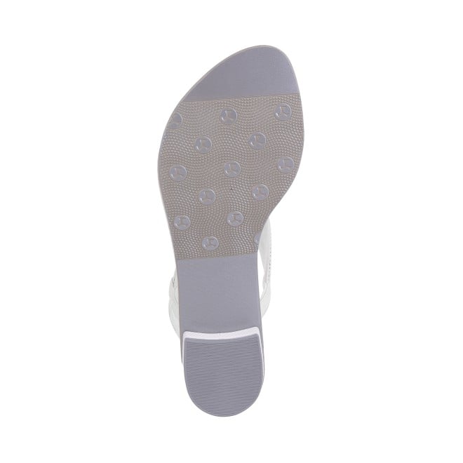 Mochi Women White Casual Sandals (SKU: 33-255-16-36)