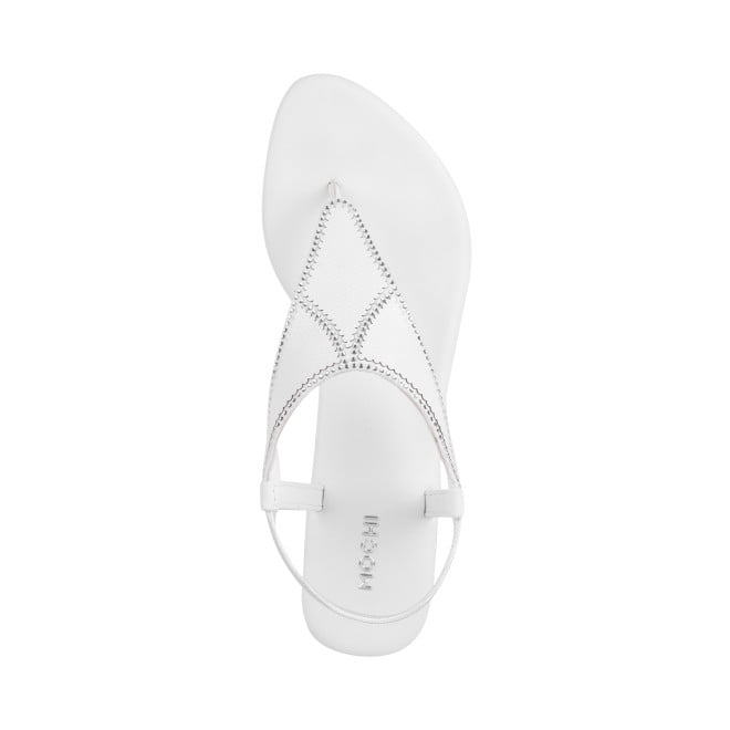 Mochi Women White Casual Sandals (SKU: 33-255-16-36)