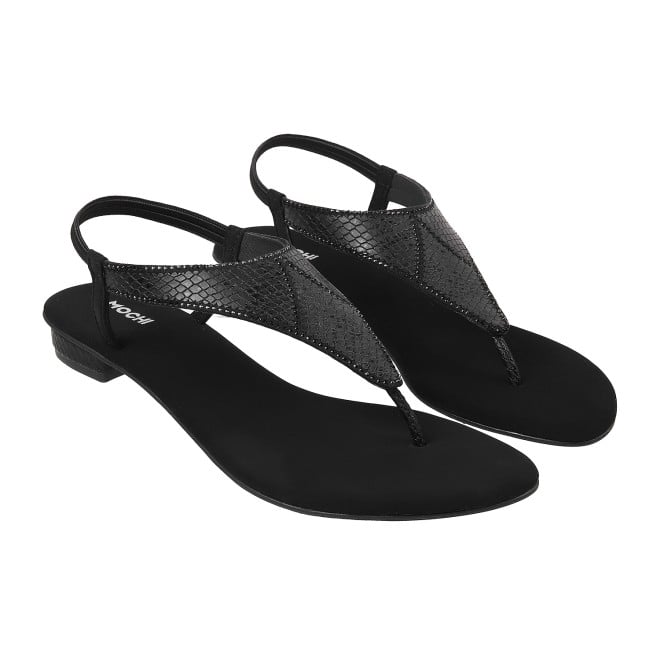 Mochi Women Black Casual Sandals (SKU: 33-255L-11-42)