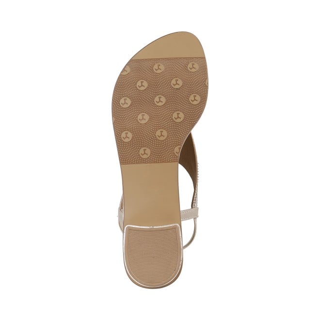 Mochi Women Gold Casual Sandals (SKU: 33-255L-15-42)