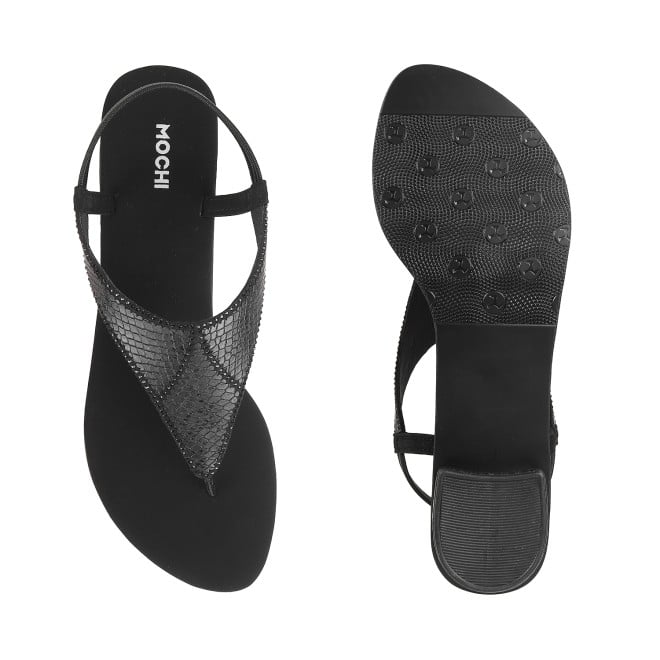 Mochi Women Black Casual Sandals (SKU: 33-255L-11-42)