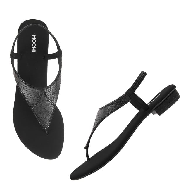 Mochi Women Black Casual Sandals (SKU: 33-255L-11-42)