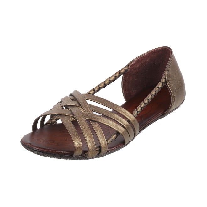 Mochi Women Bronze Casual Sandals (SKU: 33-3036L-46-42)