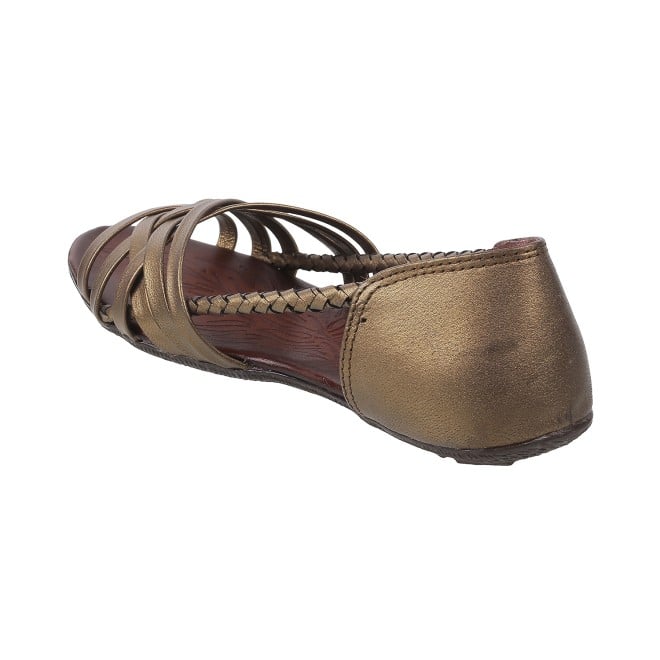 Mochi Women Bronze Casual Sandals (SKU: 33-3036L-46-42)