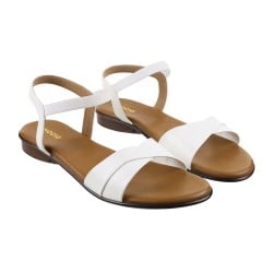 Women White Casual Sandals