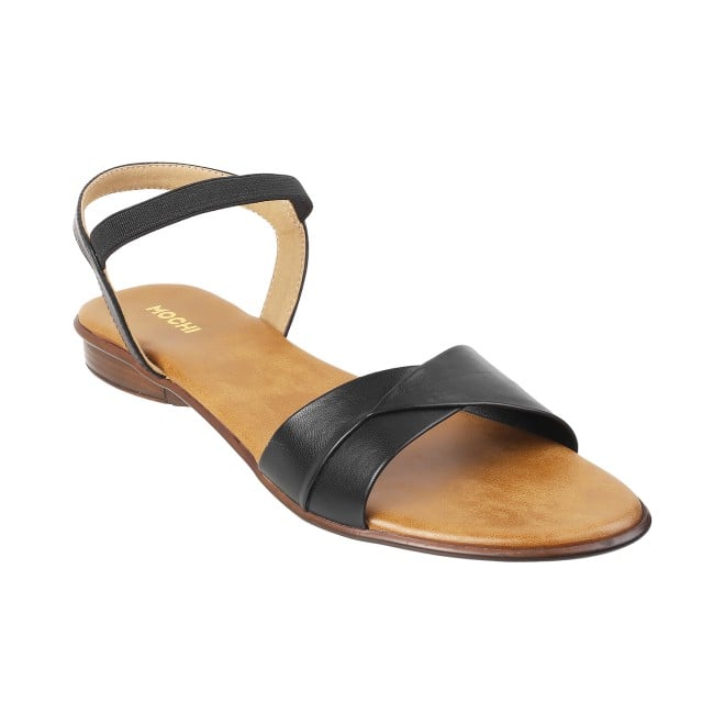 Mochi Women Black Casual Sandals