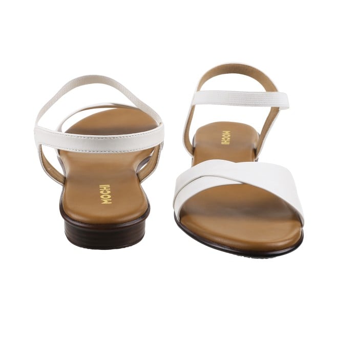 Mochi Women White Casual Sandals (SKU: 33-3041L-16-42)