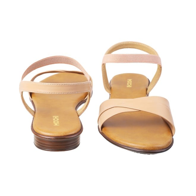 Mochi Women Beige Casual Sandals (SKU: 33-3041L-20-42)