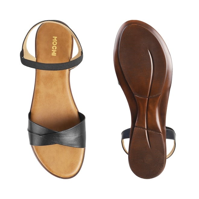 Mochi Women Black Casual Sandals (SKU: 33-3041L-11-42)