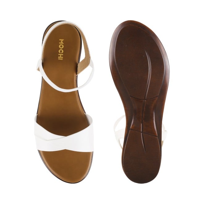 Mochi Women White Casual Sandals (SKU: 33-3041L-16-42)