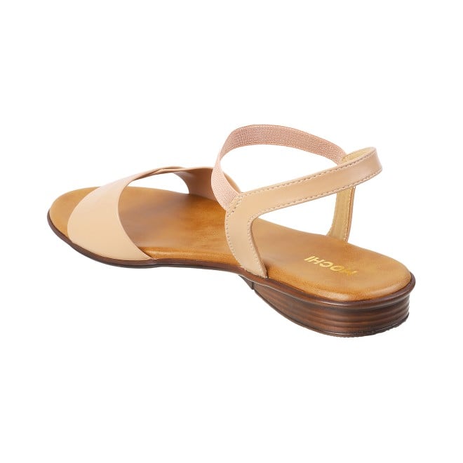 Mochi Women Beige Casual Sandals (SKU: 33-3041L-20-42)