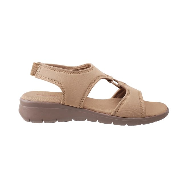 Mochi Women Beige-red Casual Sandals (SKU: 33-3062L-89-42)