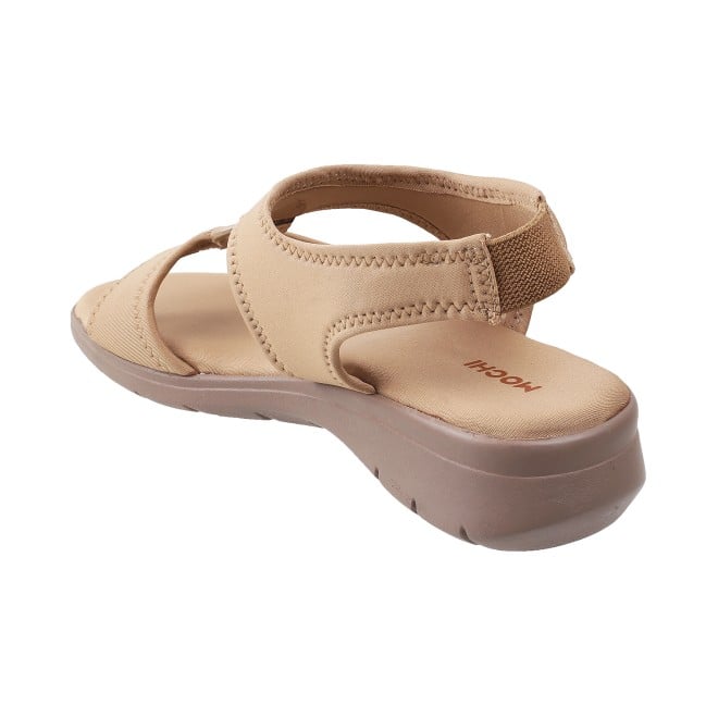 Mochi Women Beige-red Casual Sandals (SKU: 33-3062L-89-42)