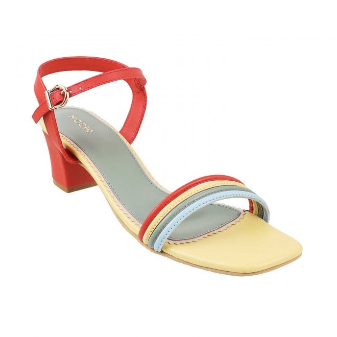 Buy Mochi Multi Synthetic Solid/plain Women Heels | Find the Best Price  Online in India
