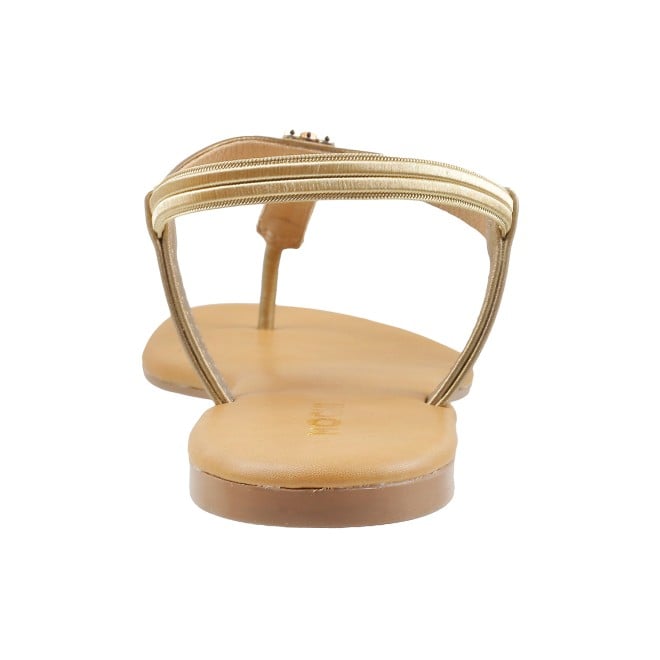 Mochi Women Antic-gold Casual Sandals (SKU: 33-3137L-28-42)