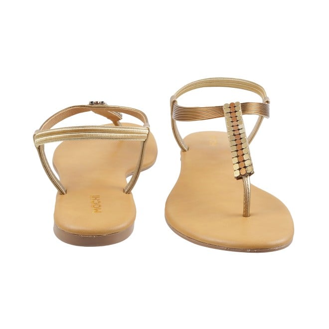 Mochi Women Antic-gold Casual Sandals (SKU: 33-3137L-28-42)
