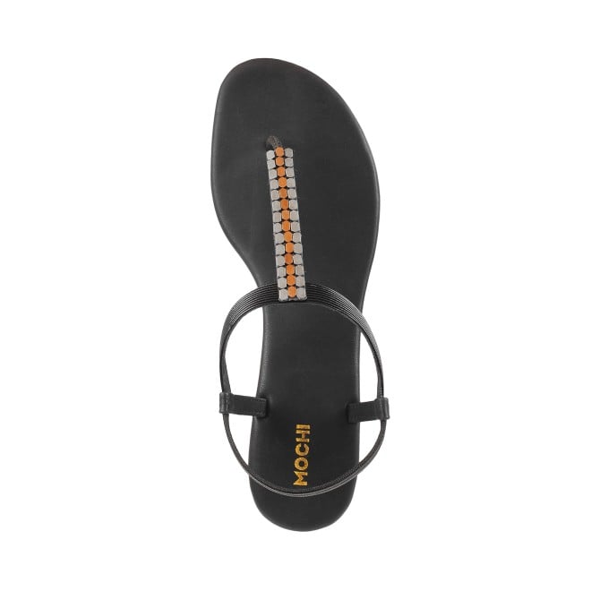 Mochi Women Black Casual Sandals (SKU: 33-3137L-11-42)