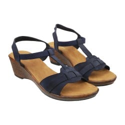 Women Blue Casual Sandals