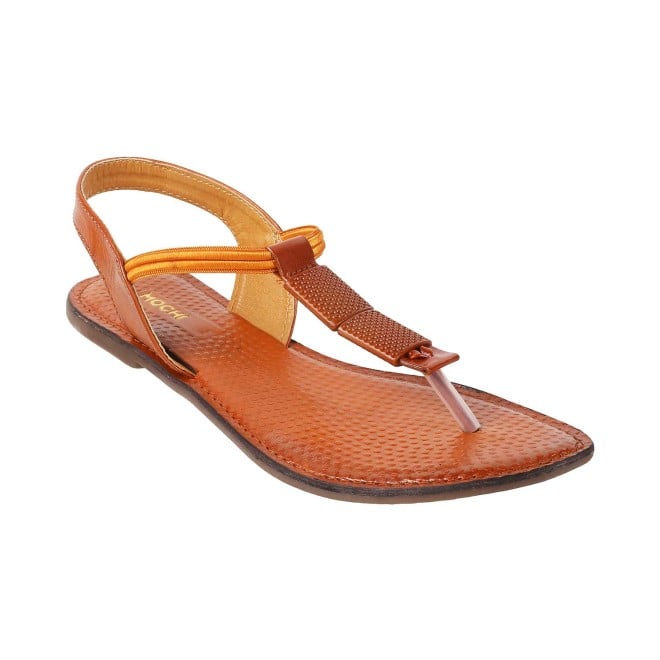 Mochi Women Orange Casual Sandals