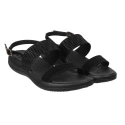 Women Black Casual Sandals