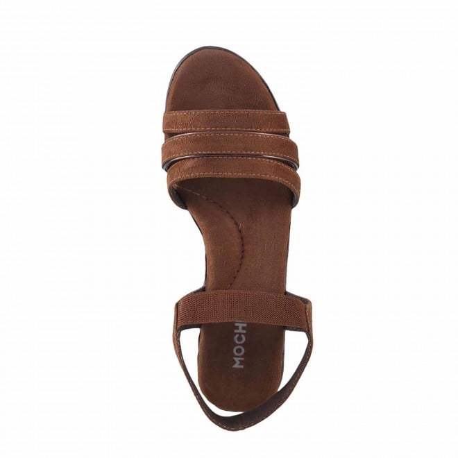 Mochi Women Synthetic Maron Sandals (32-197-44-36) Size (3 UK (36