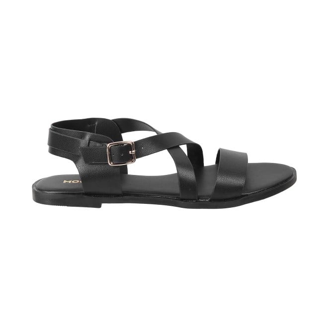 Mochi Women Black Casual Sandals (SKU: 33-411-11-37)