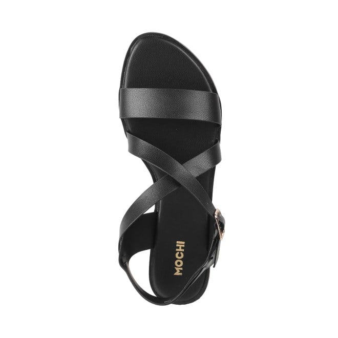 Mochi Women Black Casual Sandals (SKU: 33-411-11-37)