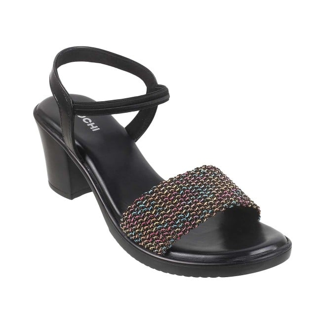 Mochi Women Black Casual Sandals (SKU: 33-435-11-40)