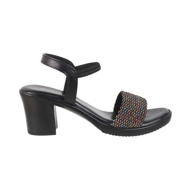 Mochi Women Black Casual Sandals (SKU: 33-435-11-40)