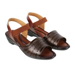 Women Antique-Gold Casual Sandals