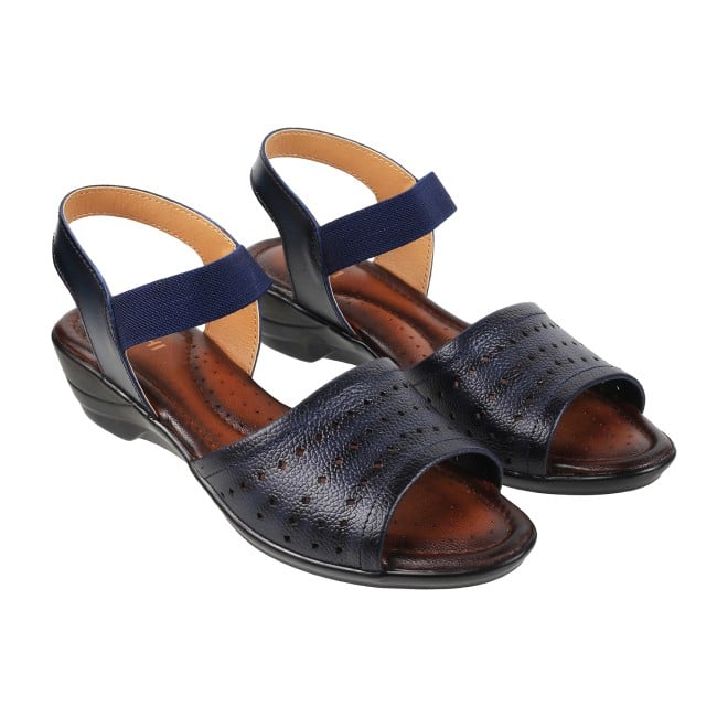 Mochi Women Blue Casual Sandals