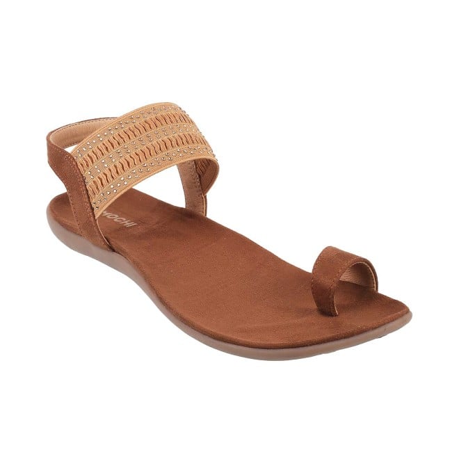 Buy Mochi Women Brown Casual Sandals Online
