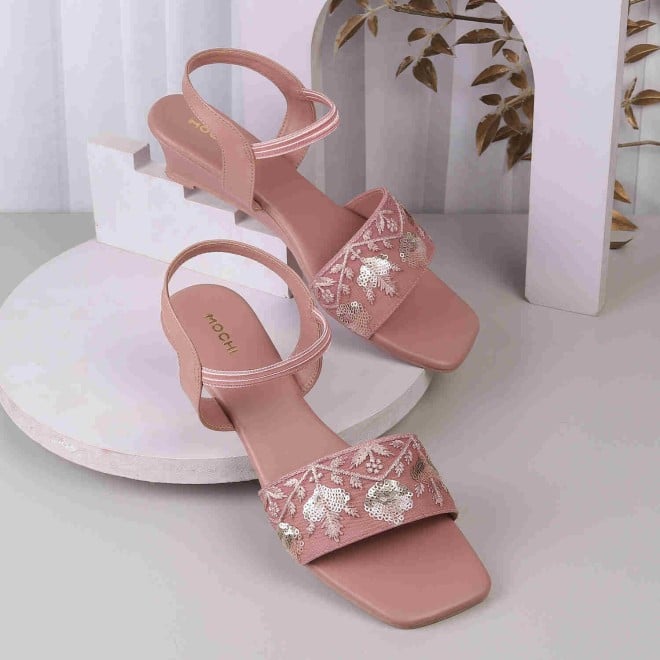 Mochi Women Peach Casual Sandals (SKU: 33-625-80-36)