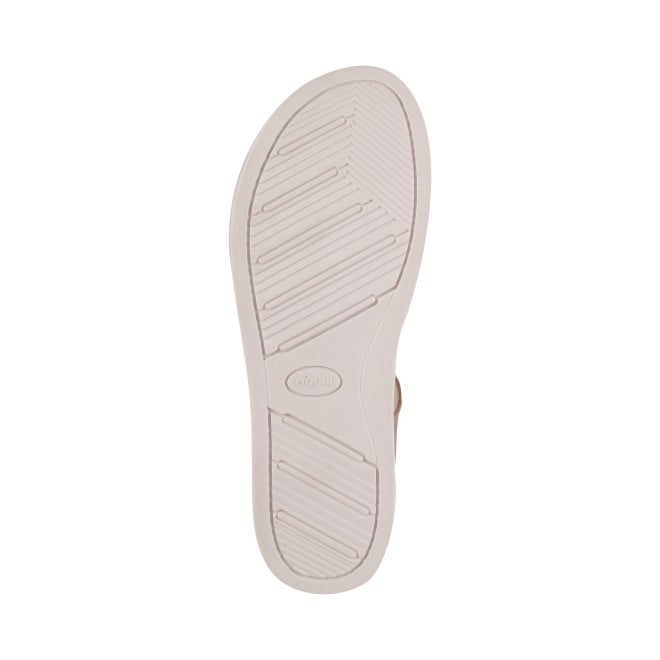 Mochi Women Beige Casual Sandals (SKU: 33-629-20-36)