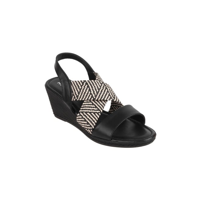 Mochi Women Black Casual Sandals (SKU: 33-630-11-36)