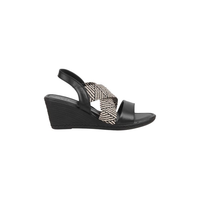 Mochi Women Black Casual Sandals (SKU: 33-630-11-36)