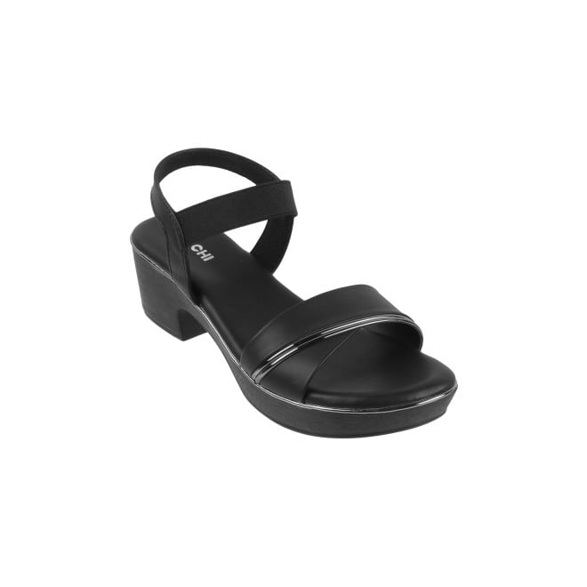 Mochi Women Black Casual Sandals (SKU: 33-631-11-36)