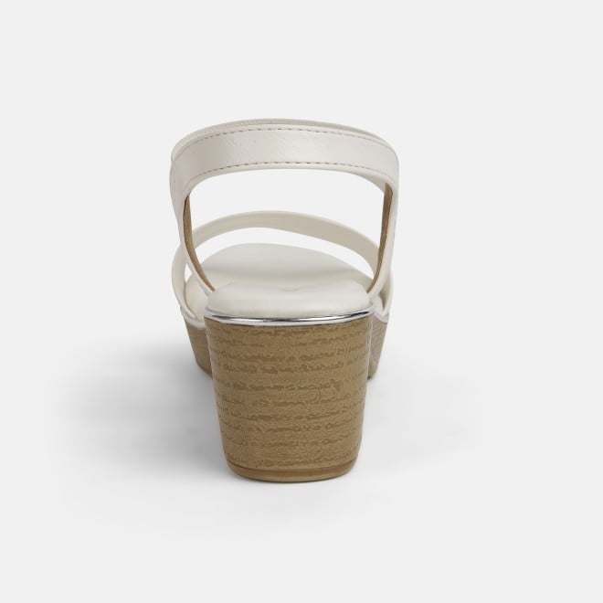 Mochi Women White Casual Sandals (SKU: 33-631-16-36)