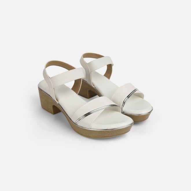 Mochi Women White Casual Sandals (SKU: 33-631L-16-42)
