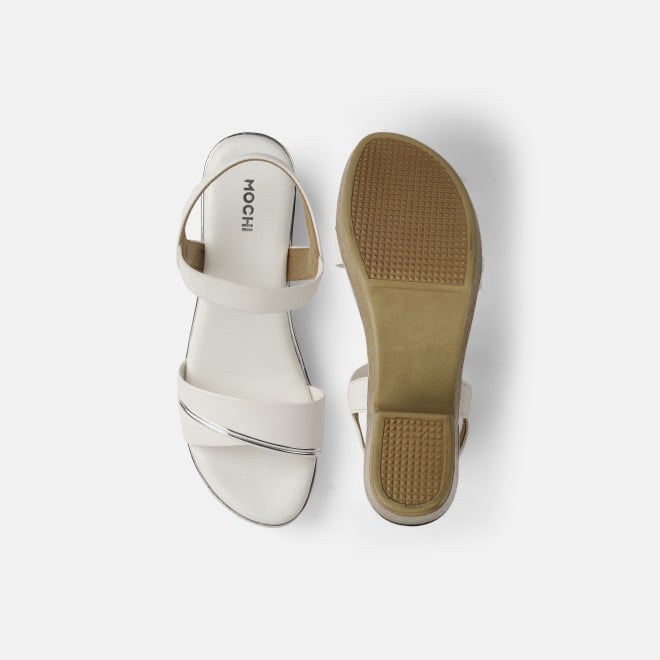 Mochi Women White Casual Sandals (SKU: 33-631L-16-42)
