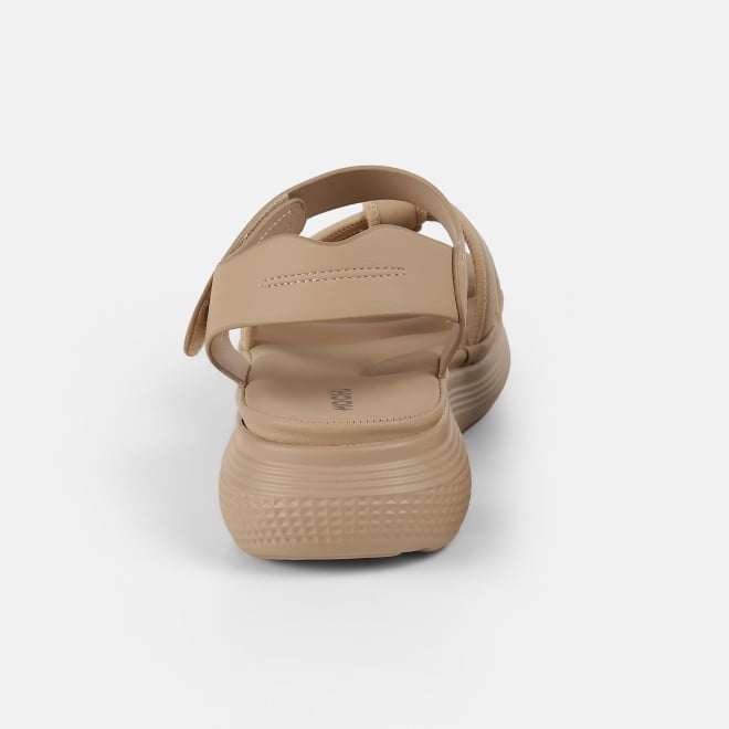 Mochi Women Beige-red Casual Sandals (SKU: 33-634-89-36)