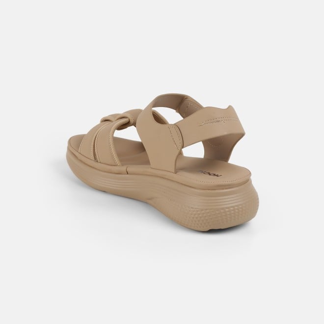 Mochi Women Beige-red Casual Sandals (SKU: 33-634-89-36)