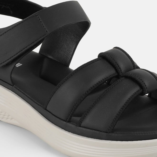 Mochi Women Black Casual Sandals (SKU: 33-634-11-36)