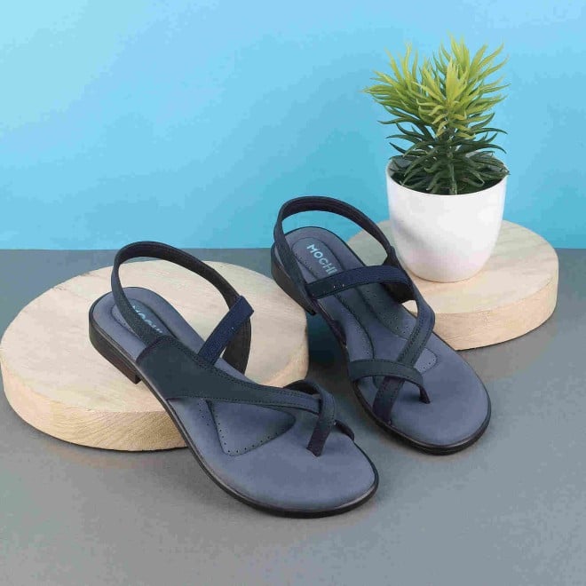 Mochi Women Blue-navy Casual Sandals