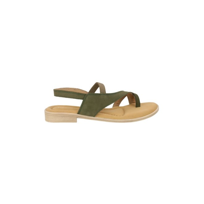 Mochi Women Green Casual Sandals (SKU: 33-635-21-36)