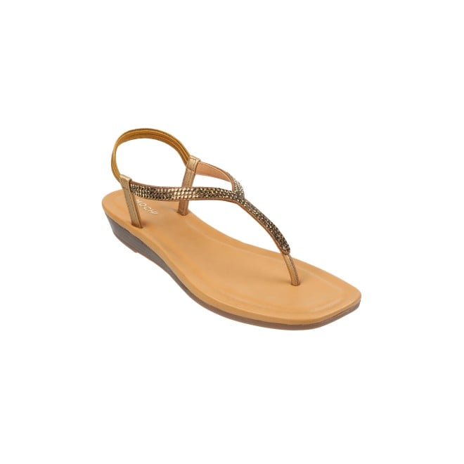 Mochi Women Antic-gold Casual Sandals (SKU: 33-643-28-36)