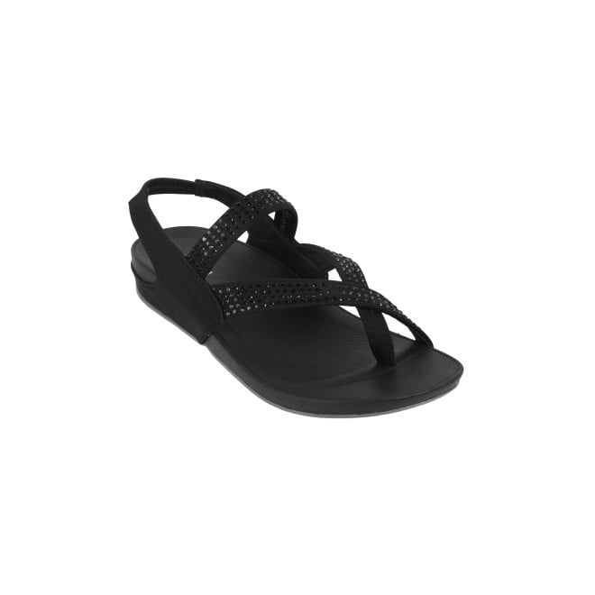 Mochi Women Black Casual Sandals (SKU: 33-644-11-36)